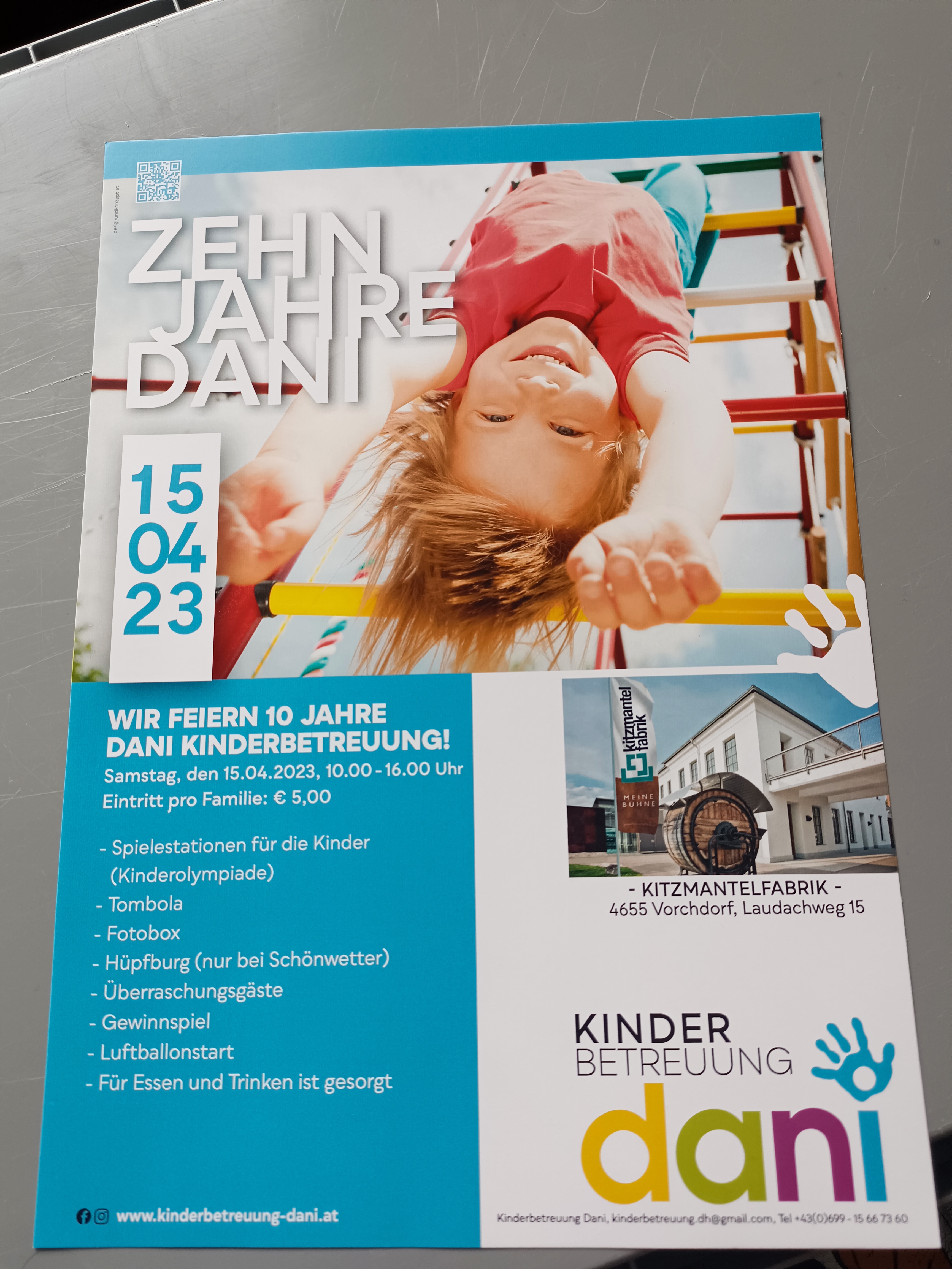 10 Jahre Kinderbetreuung Dani