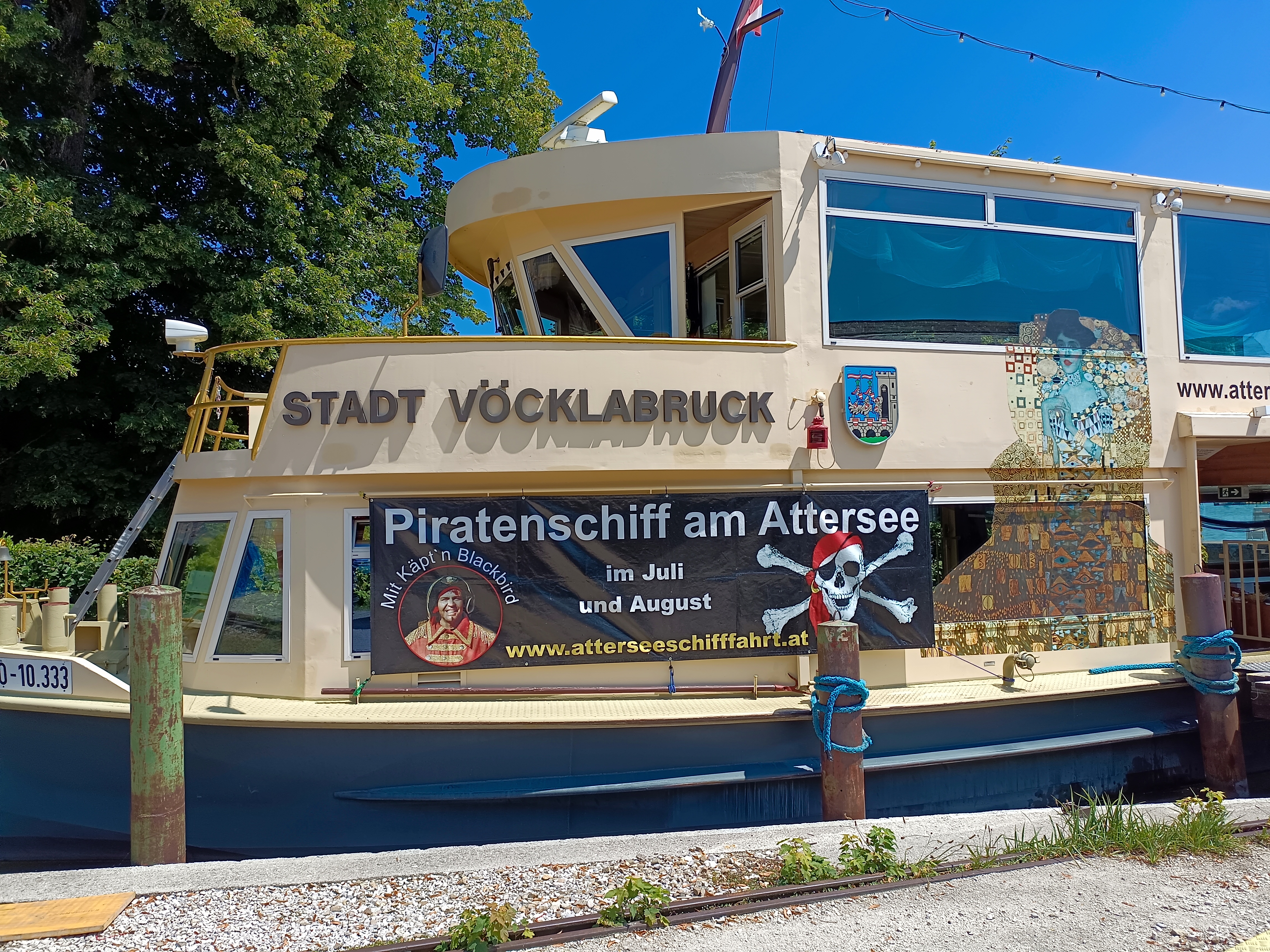Piratenschiff am Attersee